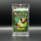Pokemon Dschungel Booster 1. Edition Flamara deutsch im transparenten Magnethalter