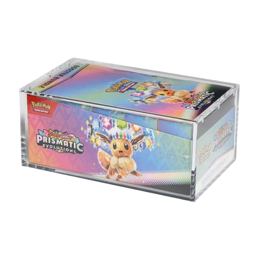 The Acrylic Box Pokemon Booster Bundle Retail Display V1 Acryl Case mit geschlossenem Magnetdeckel