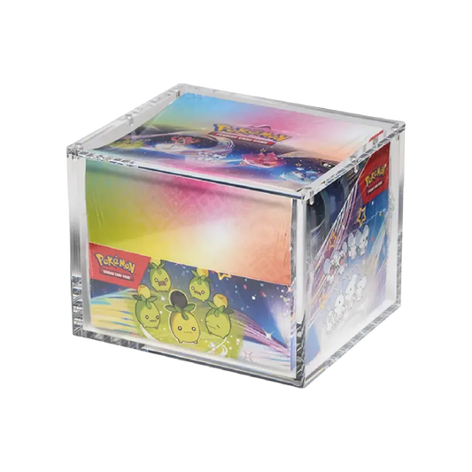 The Acrylic Box Pokemon Mini Tin Display Case für 10 Tins mit geschlossenem Acryl Deckel