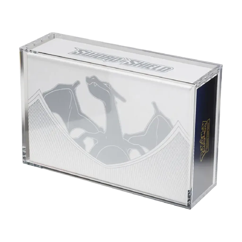 The Acrylic Box Pokemon Charizard Ultra Premium Collection Acryl Case mit geschlossenem Deckel