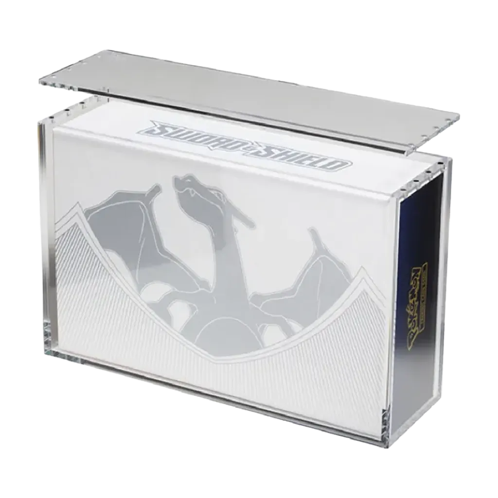 The Acrylic Box Pokemon Charizard Ultra Premium Collection Acryl Case mit abgenommenem Magnetdeckel