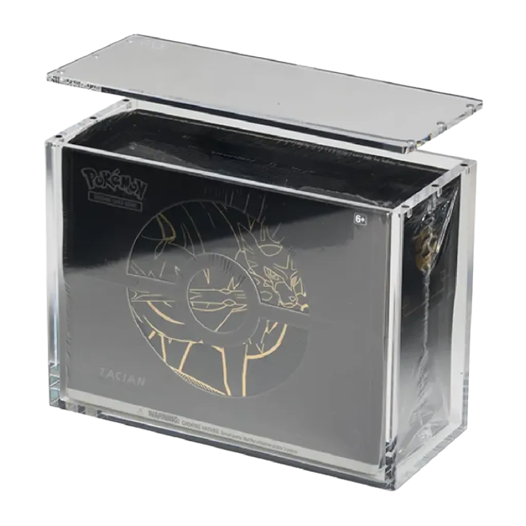 the Acrylic Box Acryl Case für Pokemon Elite Trainer Box Plus mit Magnetverschluss mit zacian ETB