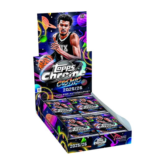 Topps Cosmic Chrome Basketball Hobby Box 2025/26 Englisch mit 20 Packs