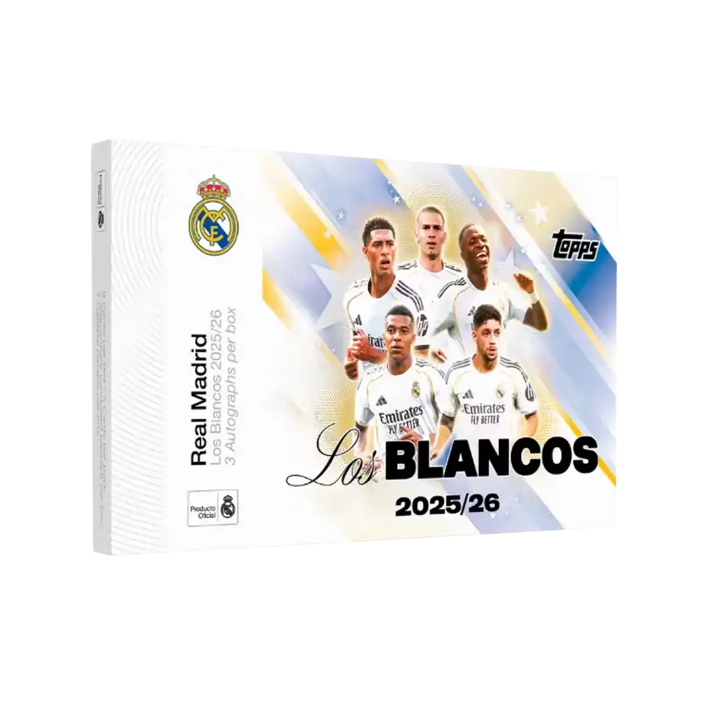 Topps Real Madrid Los Blancos 2025 2026 Hobby Box Fußball Trading Cards