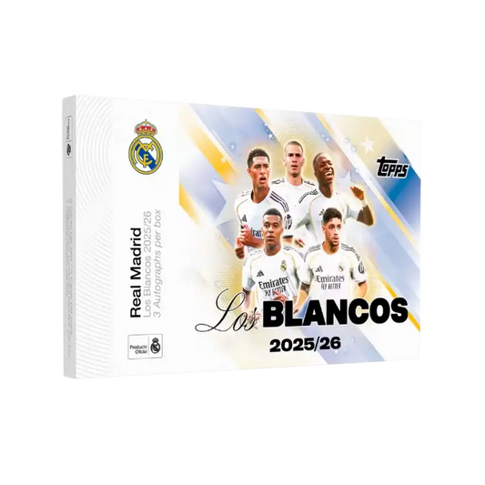 Topps Real Madrid Los Blancos 2025 2026 Hobby Box Fußball Trading Cards