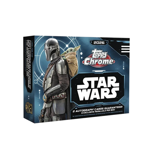 Topps Star Wars Chrome 2026 Breaker's Delight Box mit Mandalorian und Grogu
