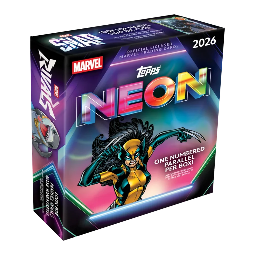 Topps Marvel Neon 2026 Hobby Box – englische Marvel Trading Cards