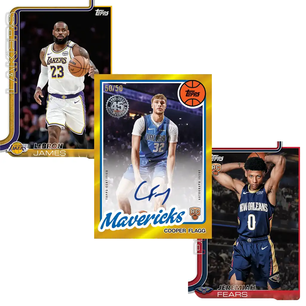 Topps Basketball 2025/26 – NBA Flagship Value Box | Autographs, Relics, Parallels, Rookie Cards