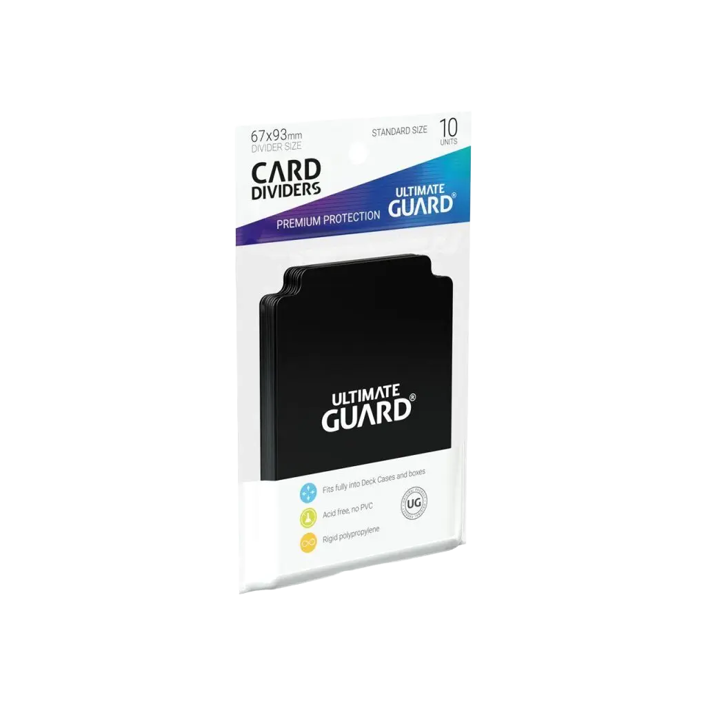 Ultimate Guard - Card Dividers Standard Size 10 Stück Schwarz