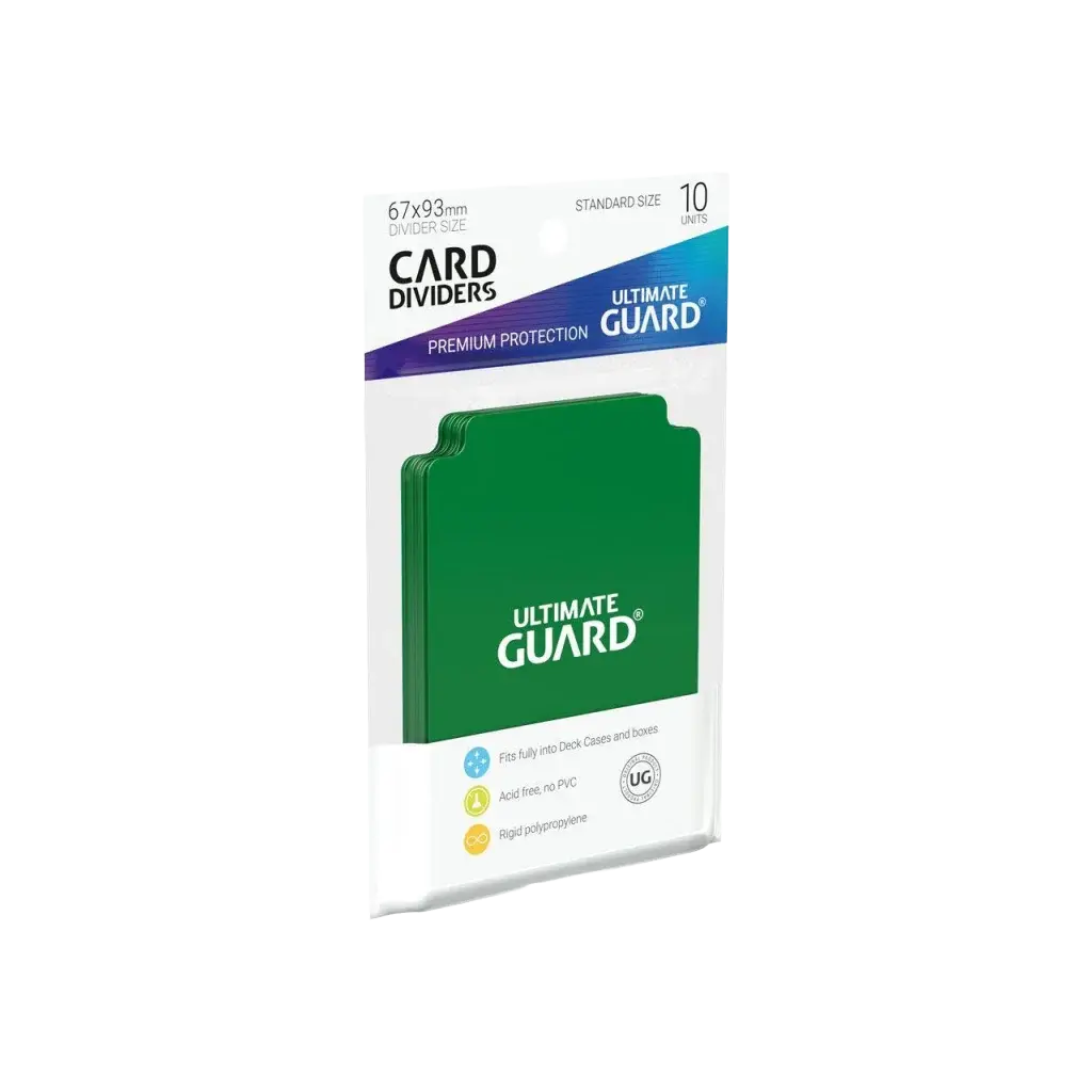 Ultimate Guard - Card Dividers Standard Size 10 Stück grün