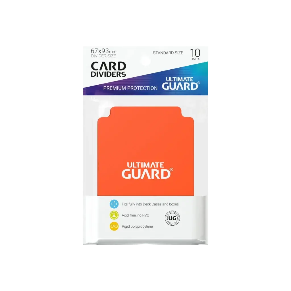 Ultimate Guard - Card Dividers Standard Size 10 Stück orange