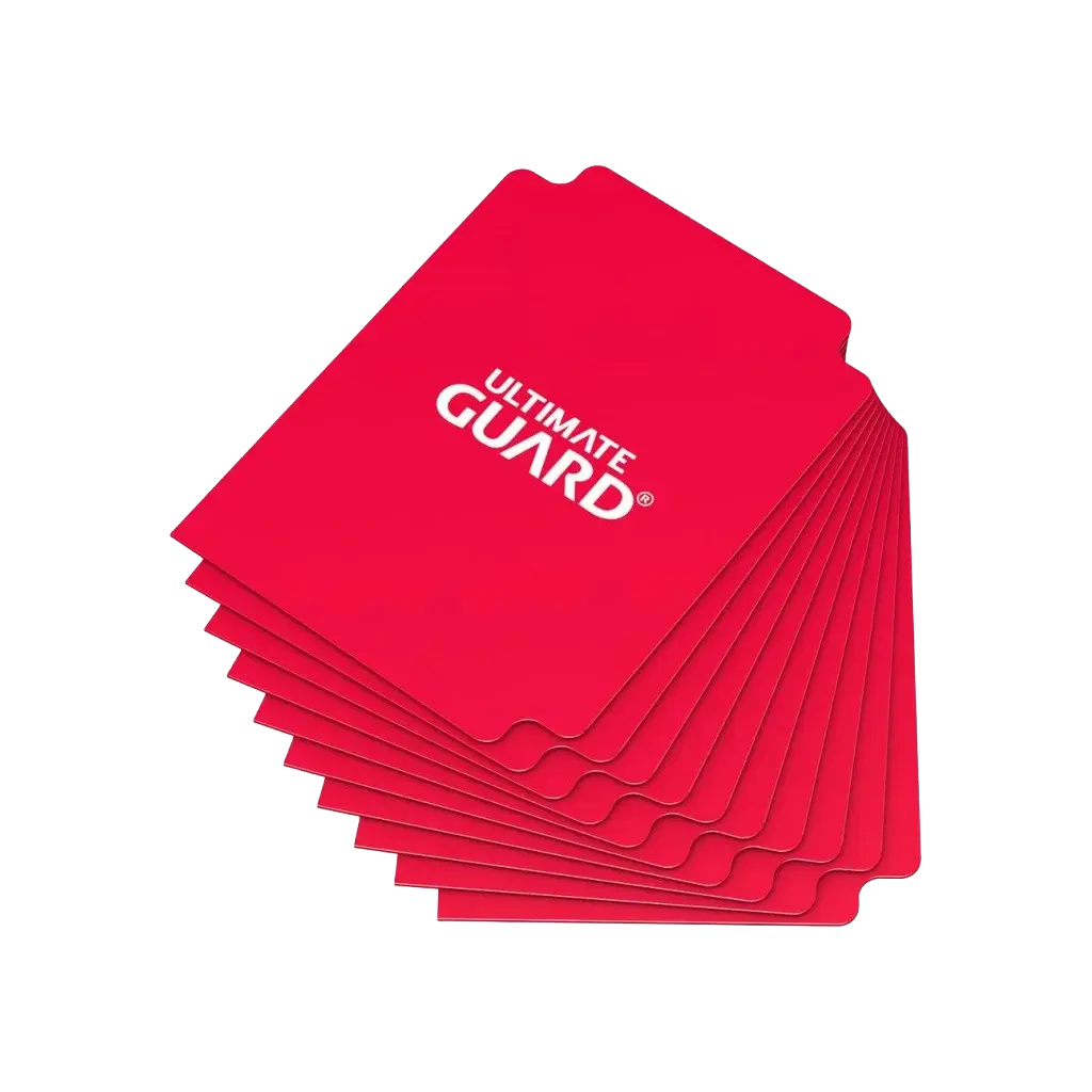 Ultimate Guard Card Dividers Standard Size 10 Stück Rot