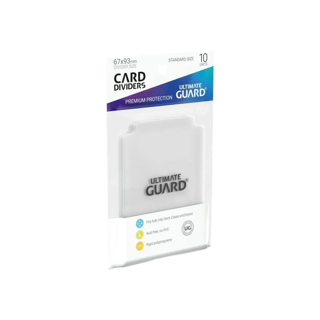 Ultimate Guard - Card Dividers Standard Size 10 Stück transparent