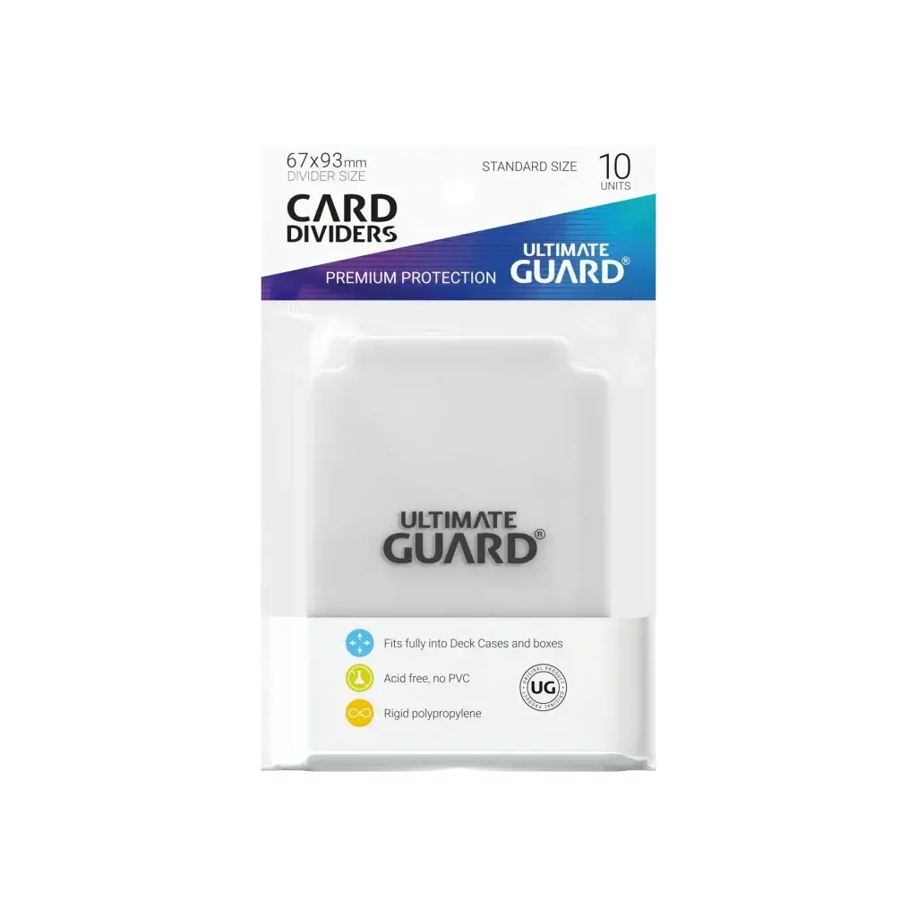 Ultimate Guard - Card Dividers Standard Size 10 Stück transparent
