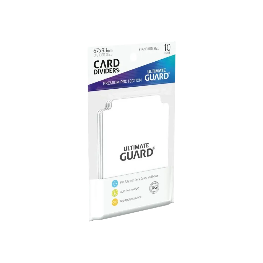 Ultimate Guard - Card Dividers Standard Size 10 Stück weiß