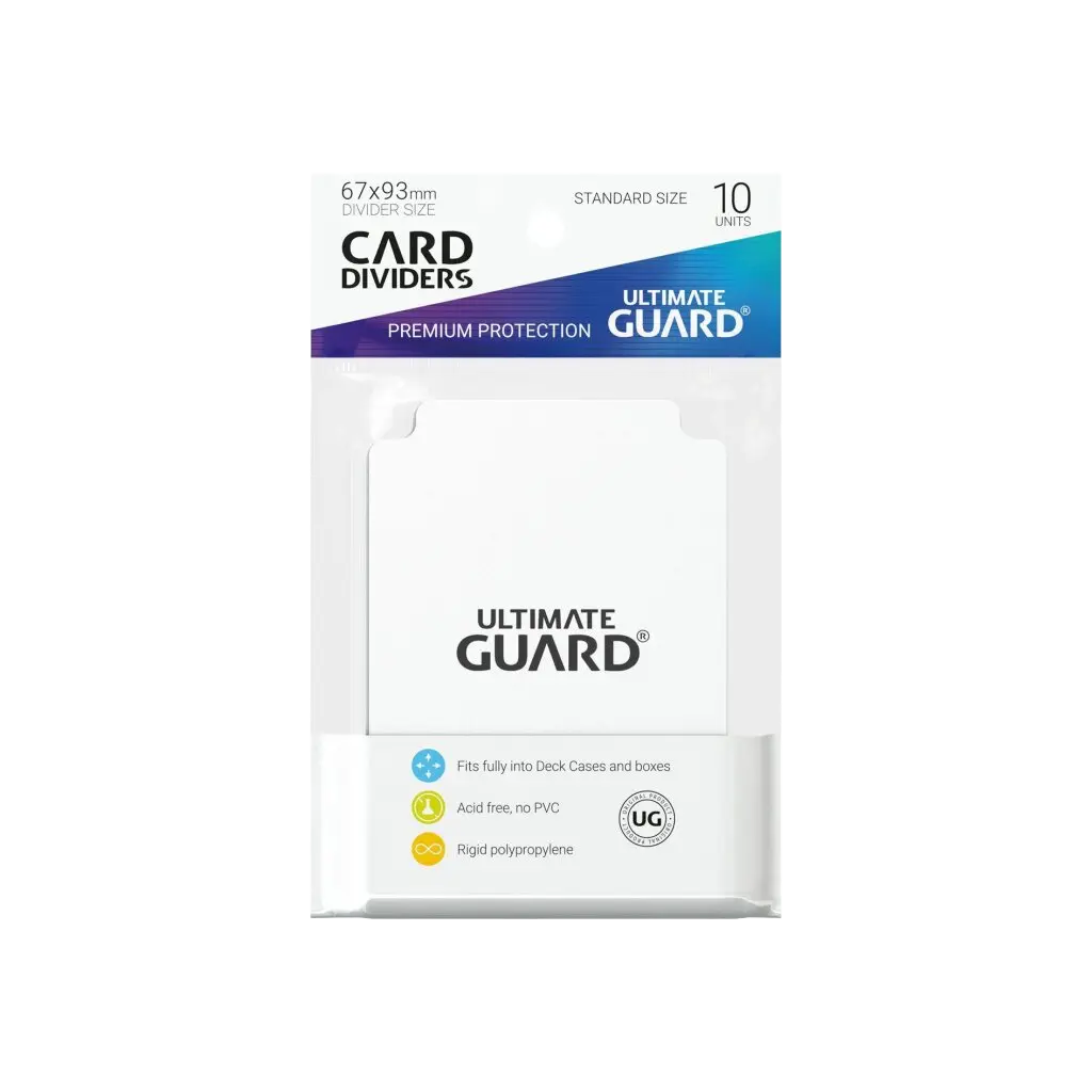 Ultimate Guard - Card Dividers Standard Size 10 Stück weiß