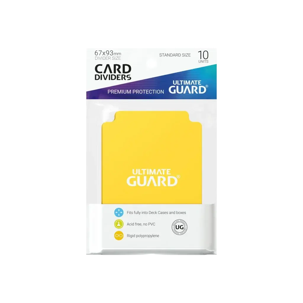 Ultimate Guard - Card Dividers Standard Size 10 Stück gelb
