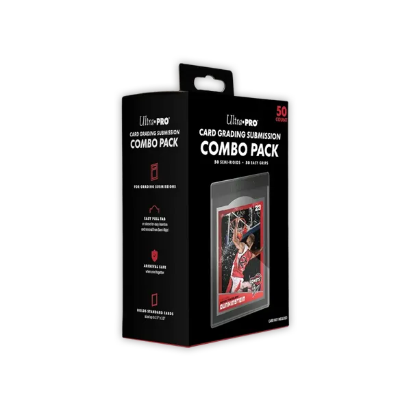 Ultra PRO Card Grading Submission Combo Pack 50ct Verpackung in Schrägansicht