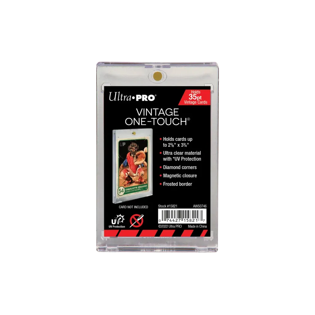 Ultra PRO Vintage One-Touch Magnetic Card Holder mit UV-Schutz für Karten bis 35pt