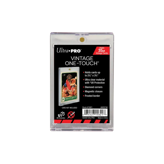 Ultra PRO Vintage One-Touch Magnetic Card Holder mit UV-Schutz für Karten bis 35pt