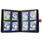 Geöffneter Ultra PRO Pokemon 4-Pocket Snap Binder mit acht sichtbaren Kartenfächern