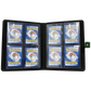 Geöffneter Ultra PRO Pokemon 4-Pocket Snap Binder mit acht sichtbaren Kartenfächern