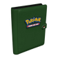 Ultra PRO Pokemon Premium Green 4-Pocket Snap Binder in seitlicher Ansicht