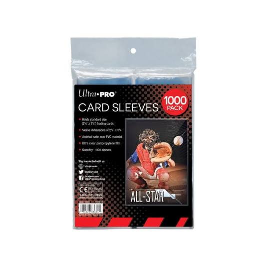 Ultra Pro Soft Trading Card Penny Sleeves 1000 Stück Verpackung Vorderseite