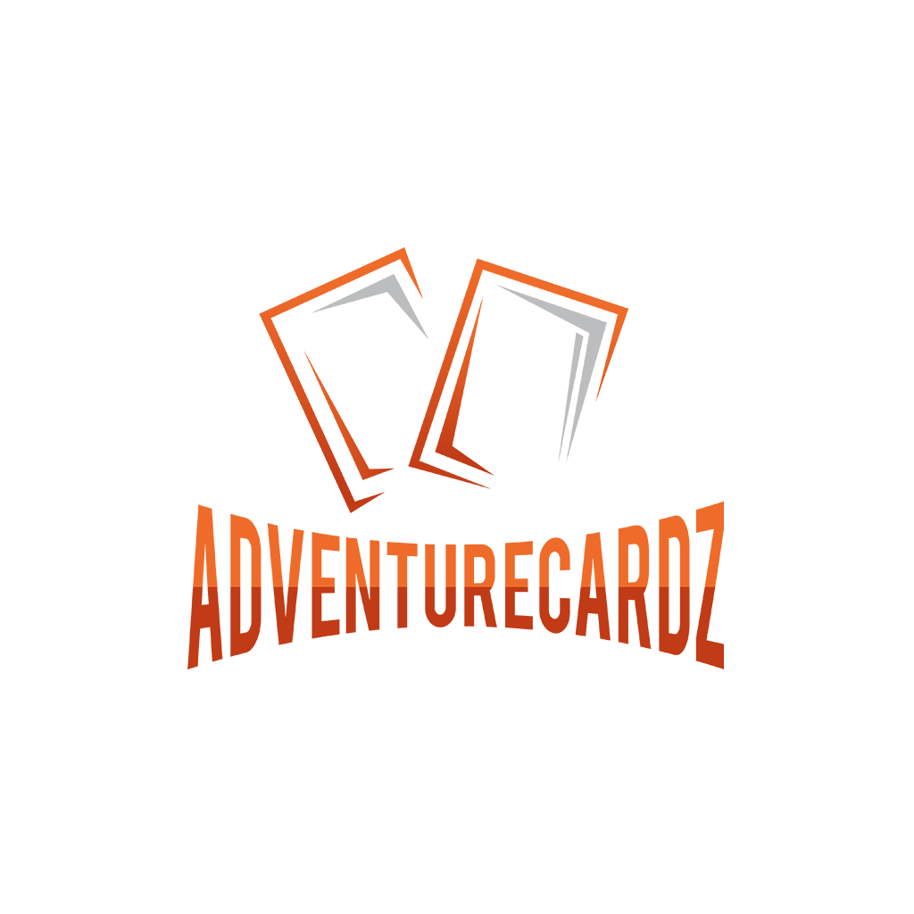 AdventureCardz Logo 2 Karten über Shop Name