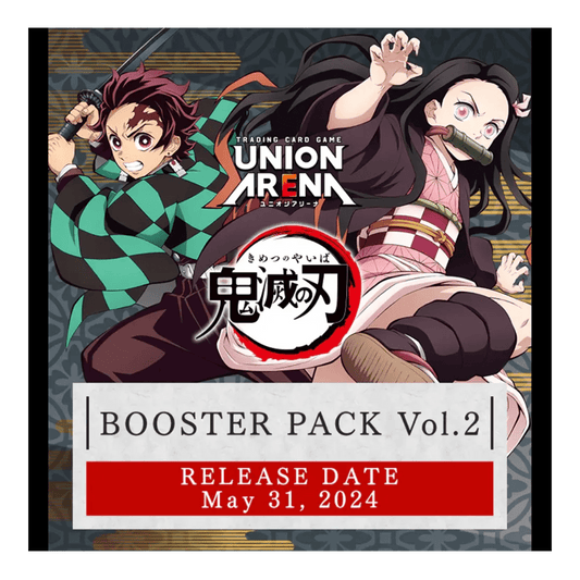Union Arena Demon Slayer Booster Pack Vol.2 Display