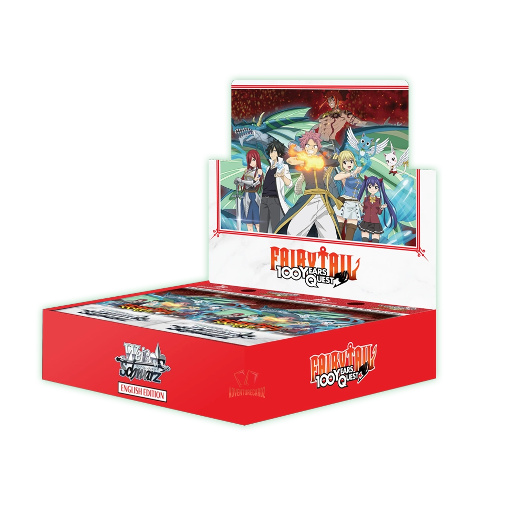 weiss schwarz fairy tail booster box Weiß Schwarz Fairy Tail 100 Years Quest Booster Display EN (12 Packs) –  AdventureCardz