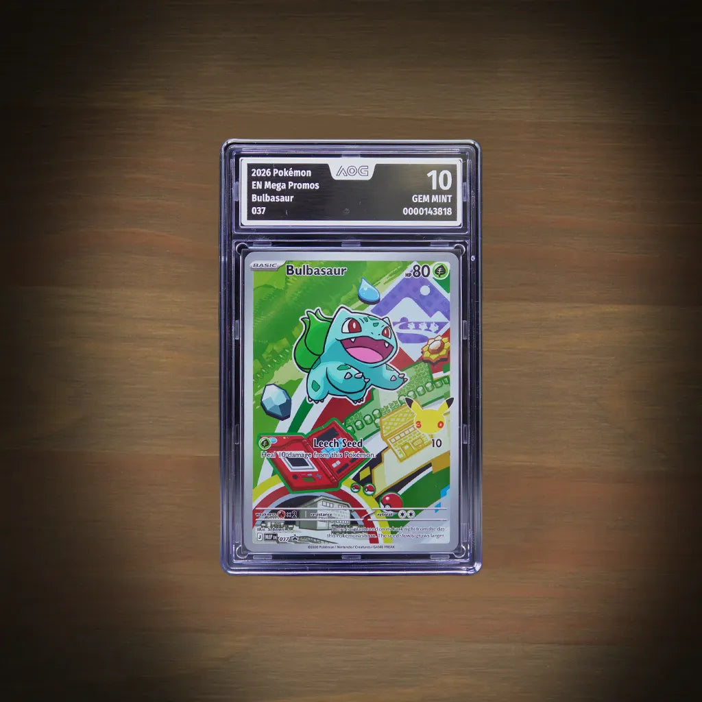 Pokemon Bulbasaur MEP 037 AOG 10 Gem Mint EN Zertifikat 0000143818