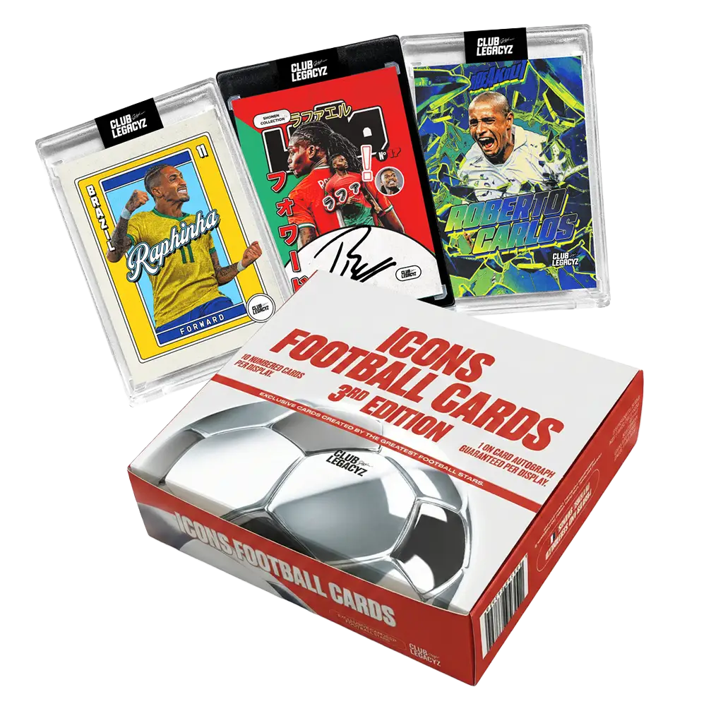 Club Legacyz - Icons Football Cards 3rd Edition Display Box (10 mini Boxen)