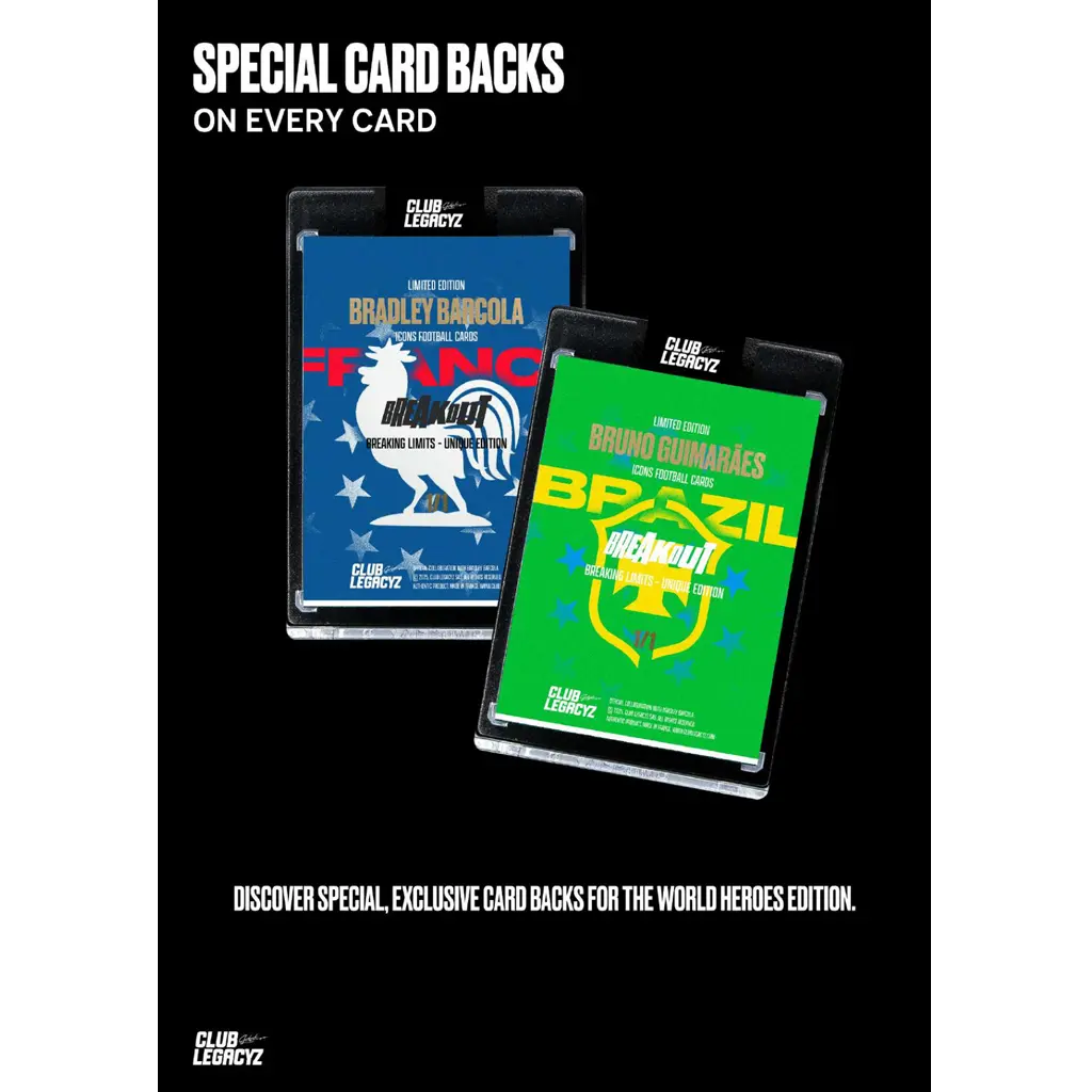 Club Legacyz - Icons 4th Edition World Heroes Football Cards Display [EN]