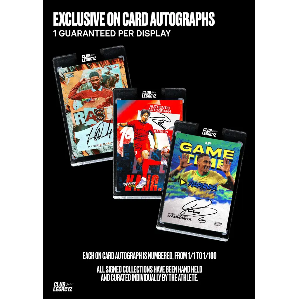 Club Legacyz - Icons 4th Edition World Heroes Football Cards Display [EN]
