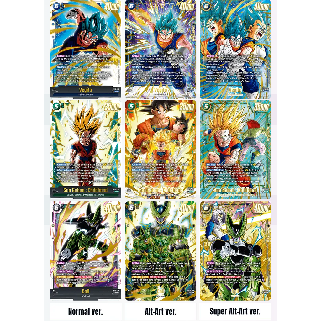 Dragon Ball - Fusion World Cross Force FB10 Display [EN]