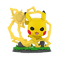 Funko POP Pokemon Pikachu Premium #1127 Vinylfigur mit gelber Blitz-Szenenbasis