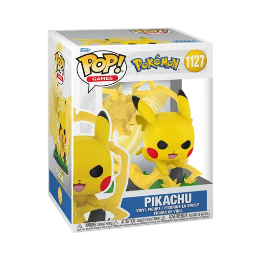 Funko POP Pokemon Pikachu Premium #1127 in Originalverpackung mit elektrischen Effekten