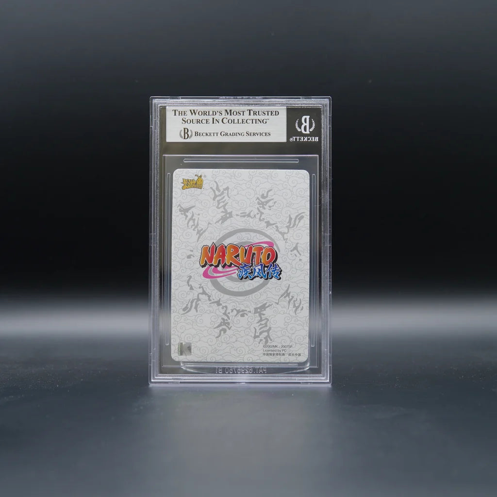 Gaara NR-BP-025 BP Naruto Kayou BGS 9 Mint chinesisch, Slab Rückseite