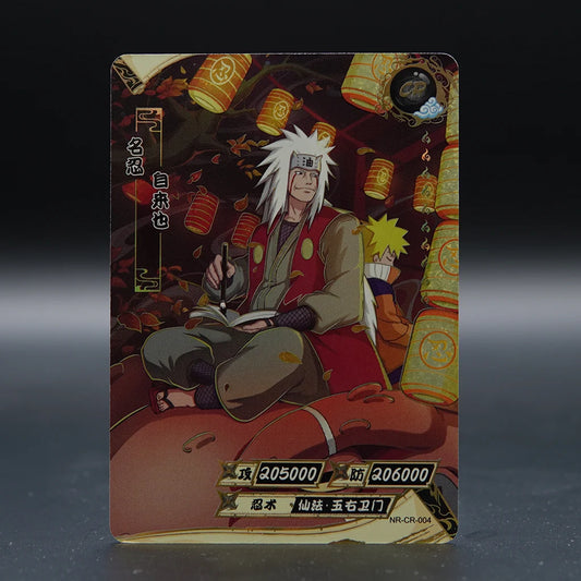 Jiraiya NR-CR-004 CR Naruto Kayou Karte chinesisch, Vorderseite