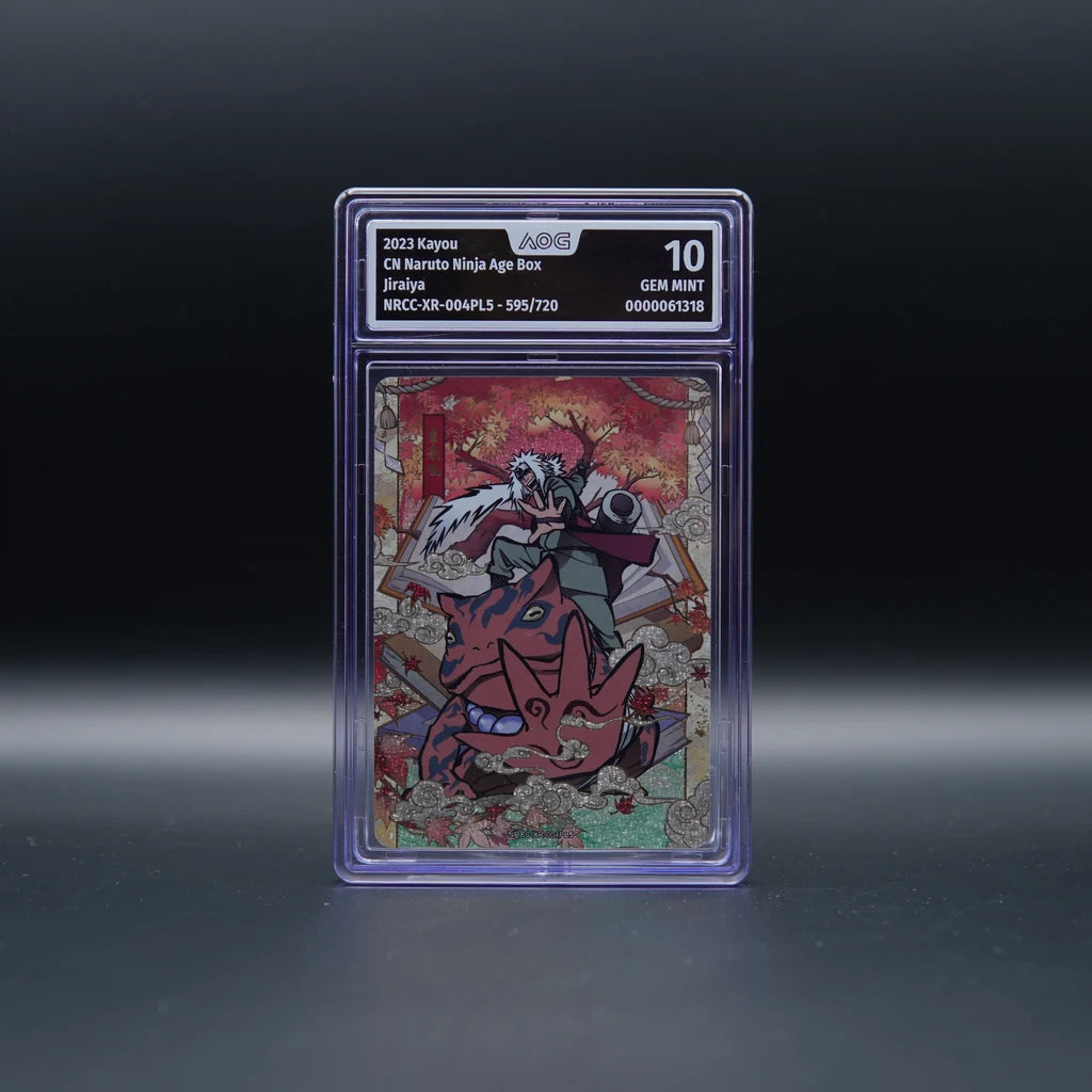 Naruto Kayou - Jiraiya NRCC-XR-004PL5 XR 595/720 AOG 10 Gem Mint [CN]
