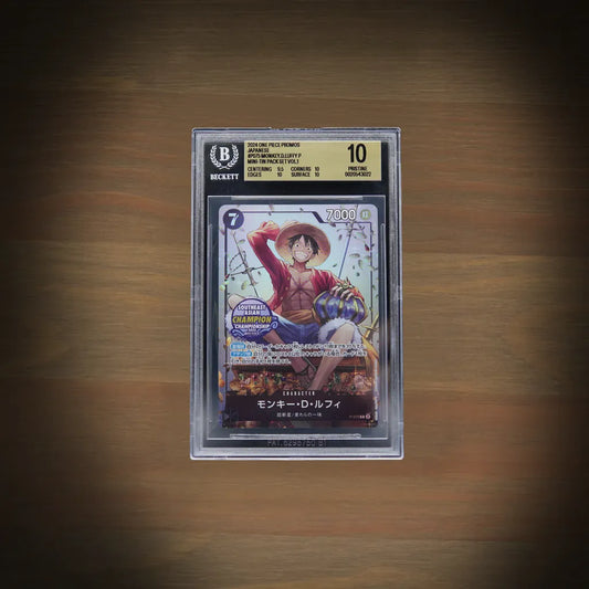 Monkey D. Luffy P-075 Southeast Asia Championship Promo auf Japanisch bewertet mit BGS 10 Pristine