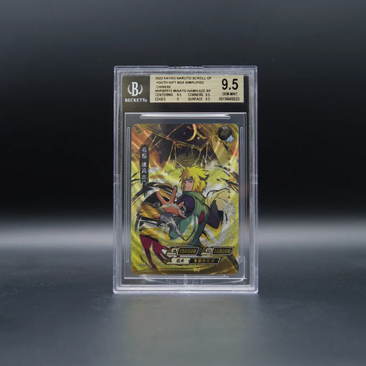 Minato Namikaze NR-BP-015 BP Naruto Kayou BGS 9.5 Gem Mint chinesisch, Slab Vorderseite