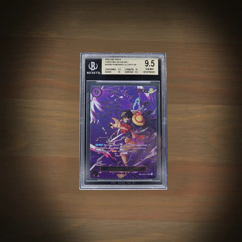 Monkey D. Luffy OP09-119 SP aus OP13 englisch BGS 9.5