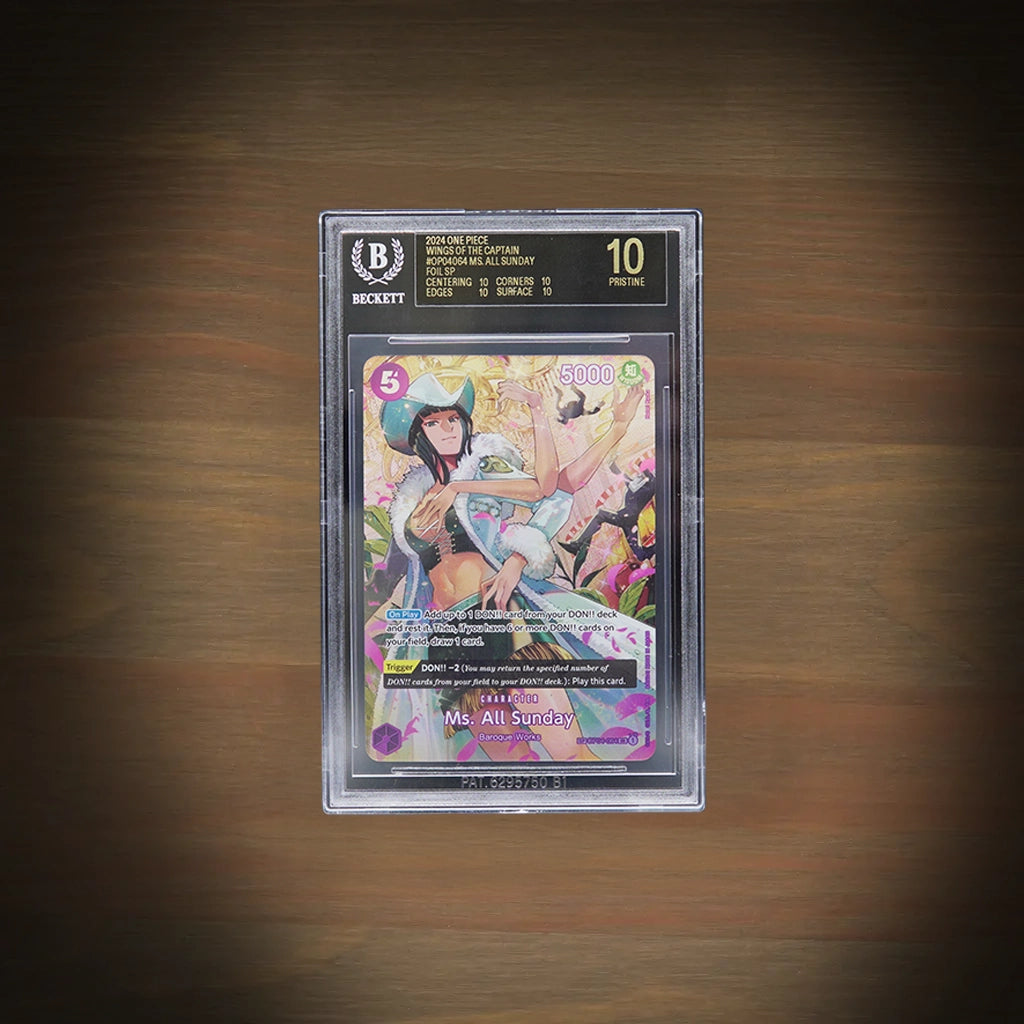 One Piece Ms. All Sunday OP04-064 SP BGS 10 Black Label EN Vorderseite