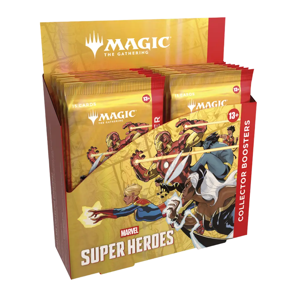 MTG Marvel Super Heroes Collector Booster Display Englisch mit 12 Collector Boostern