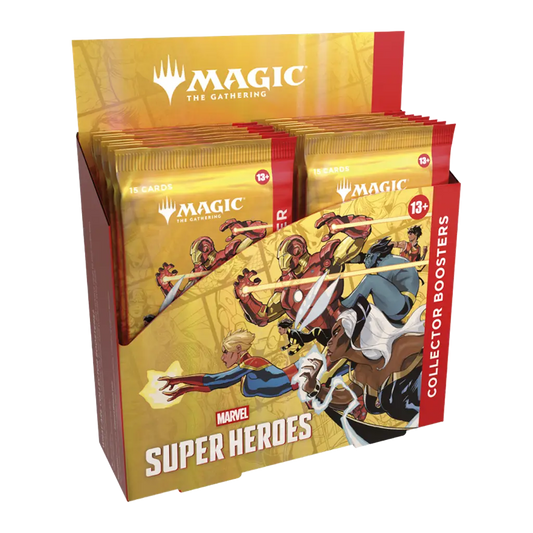 MTG Marvel Super Heroes Collector Booster Display Englisch mit 12 Collector Boostern