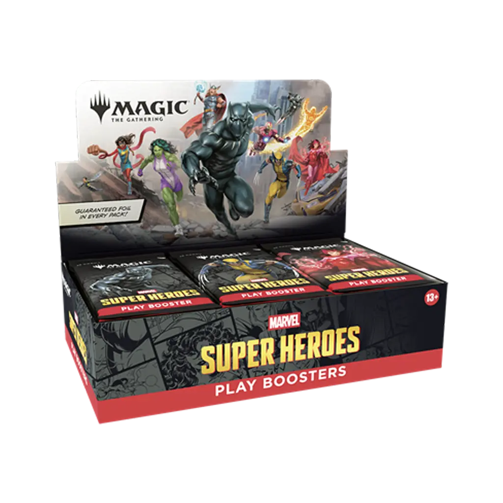 MTG Marvel Super Heroes Play Booster Display Englisch mit 30 Play Boostern
