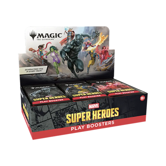 MTG Marvel Super Heroes Play Booster Display Englisch mit 30 Play Boostern