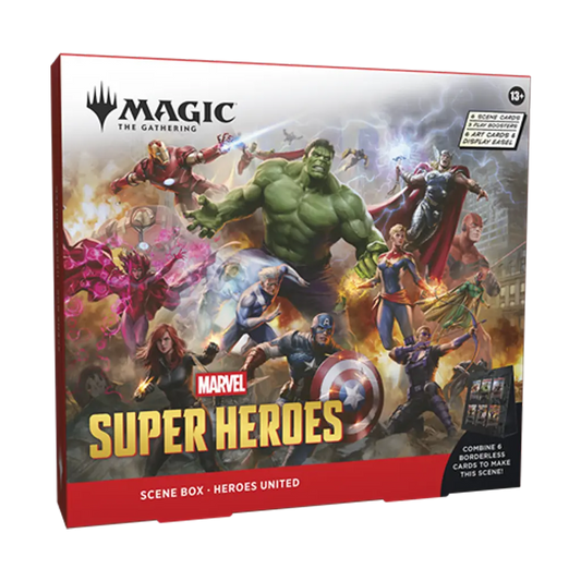 MTG Marvel Super Heroes Scene Box Heroes United Englisch mit Captain America und Marvel Helden